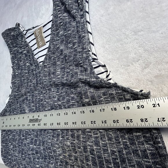 Dolan Gray Textured Sleeveless Maxi Dress L - Picture 8 of 9